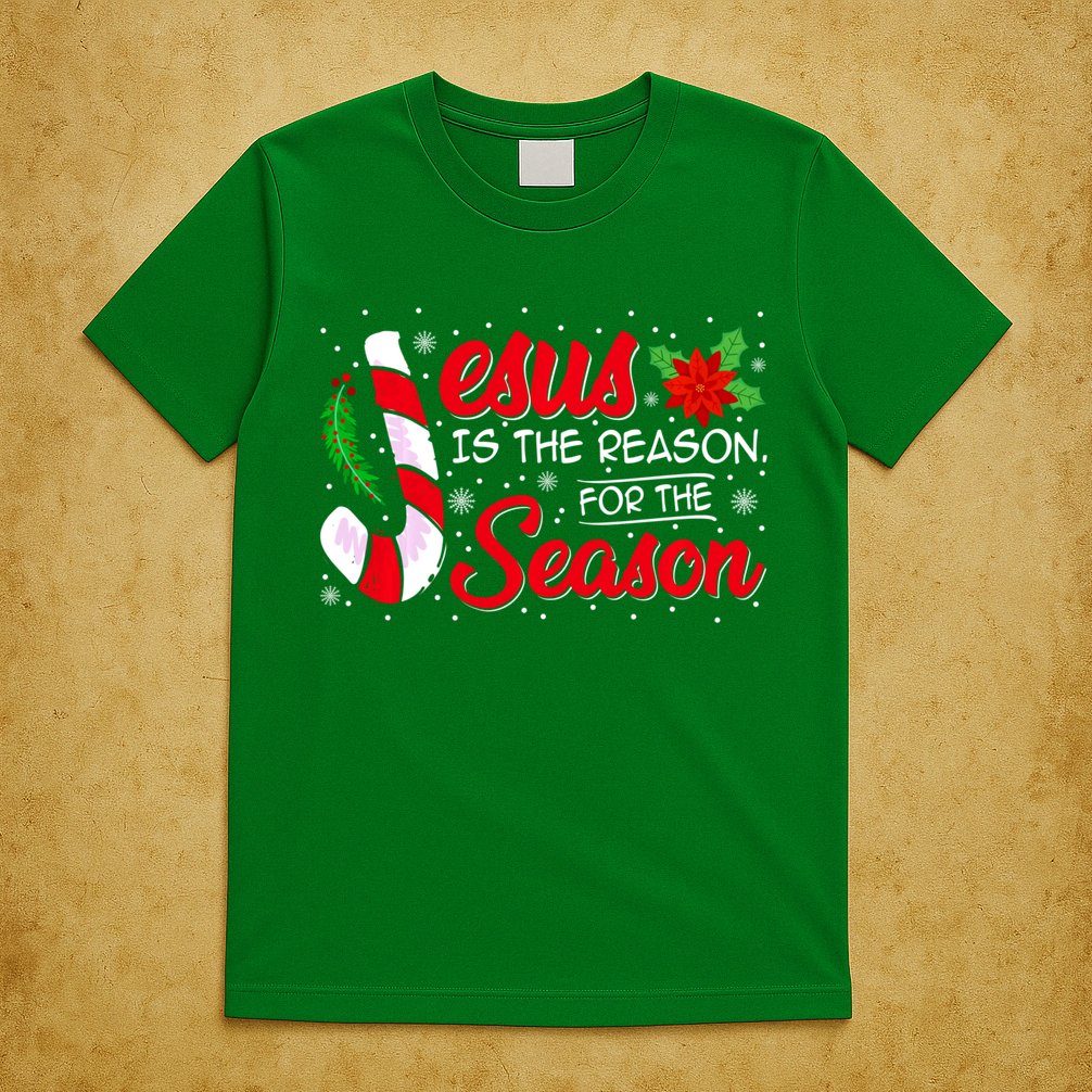 Jesus Is The Reason For The Season Christian Christmas Party T-Shirt