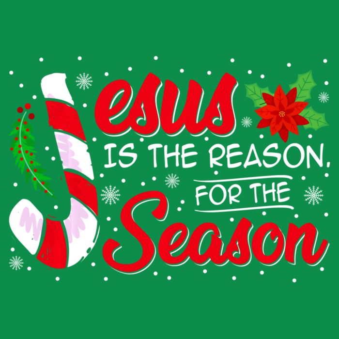 Jesus Is The Reason For The Season Christian Christmas Party Button