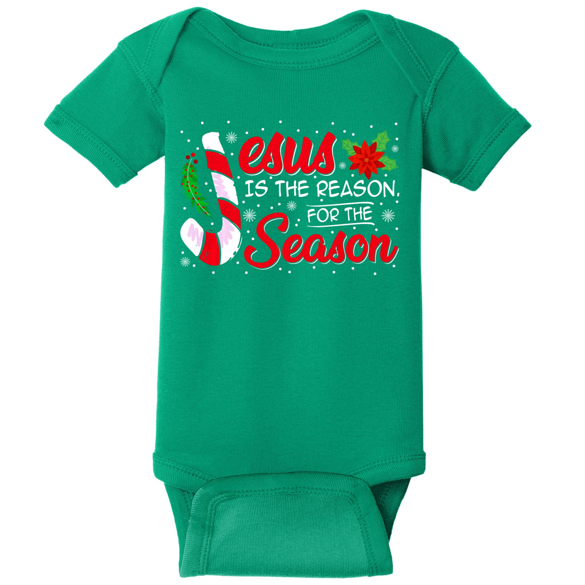 Jesus Is The Reason For The Season Christian Christmas Party Baby Bodysuit