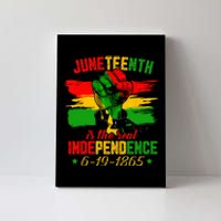 Juneteenth Is The Real Independence Day 1865 Freedom Pride Canvas