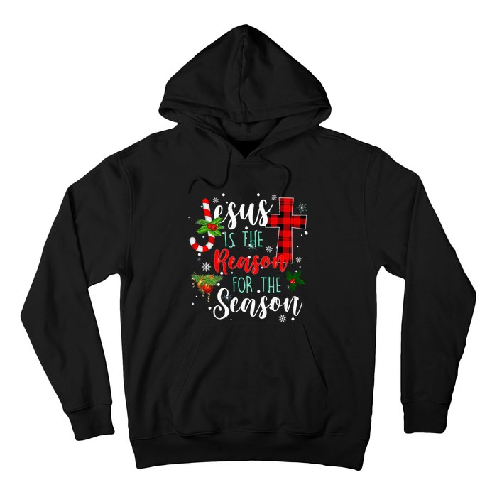 Jesus Is The Reason For Season Christmas Family Pajamas Hoodie