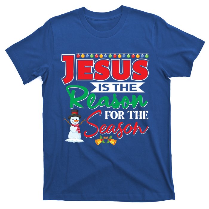 Jesus Is The Reason For The Season Funny Gift Christian Religion Xmas Gift T-Shirt