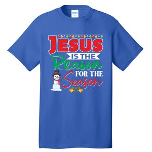 Jesus Is The Reason For The Season Funny Gift Christian Religion Xmas Gift Tall T-Shirt