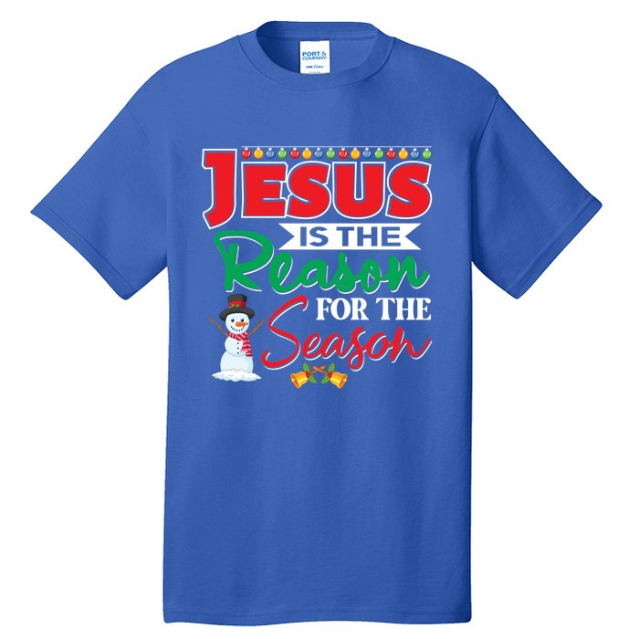 Jesus Is The Reason For The Season Funny Gift Christian Religion Xmas Gift Tall T-Shirt