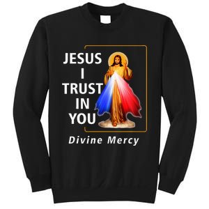 Jesus I Trust In You Divine Mercy Catholic Sweatshirt