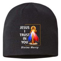 Jesus I Trust In You Divine Mercy Catholic Sustainable Beanie
