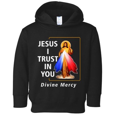 Jesus I Trust In You Divine Mercy Catholic Toddler Hoodie