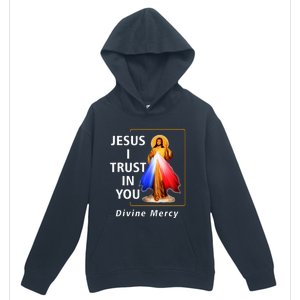 Jesus I Trust In You Divine Mercy Catholic Urban Pullover Hoodie