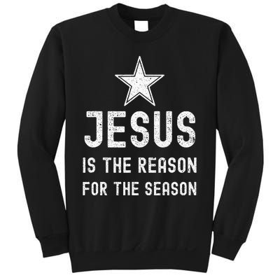 Jesus is The Reason Season Christmas Christian Bible Church Sweatshirt