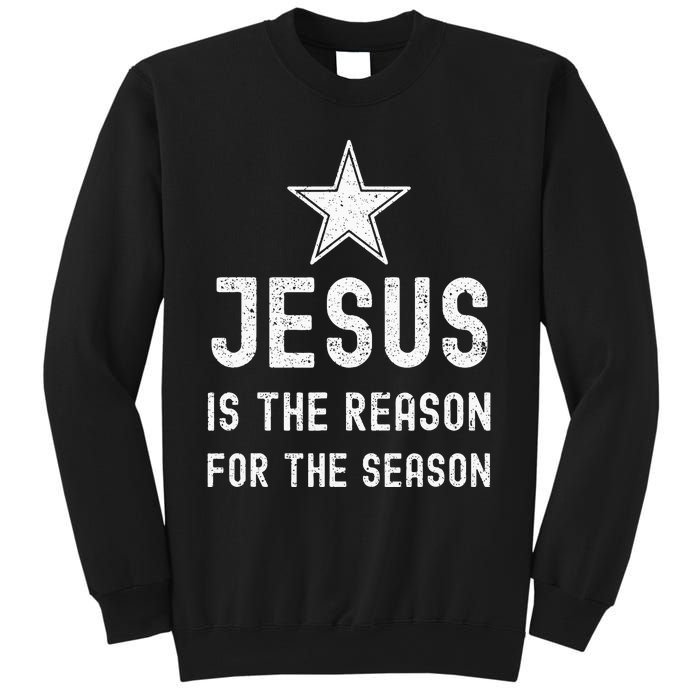 Jesus is The Reason Season Christmas Christian Bible Church Sweatshirt