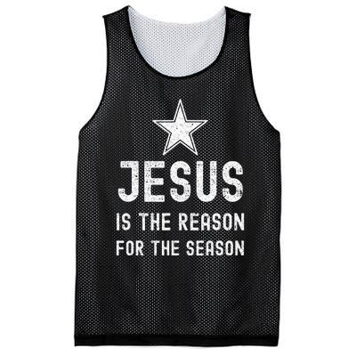 Jesus is The Reason Season Christmas Christian Bible Church Mesh Reversible Basketball Jersey Tank