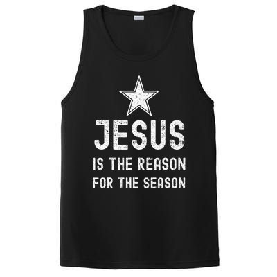 Jesus is The Reason Season Christmas Christian Bible Church PosiCharge Competitor Tank