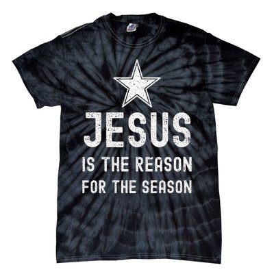 Jesus is The Reason Season Christmas Christian Bible Church Tie-Dye T-Shirt