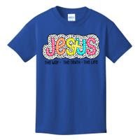 Jesus Is The Way The Truth The Life Christian Dalmatian Dots Gift Kids T-Shirt