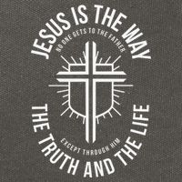 Jesus Is The Way The Truth And The Life Cotton Canvas Backpack