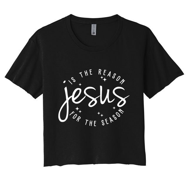 Jesus Is The Reason For The Season Holiday Crop Top