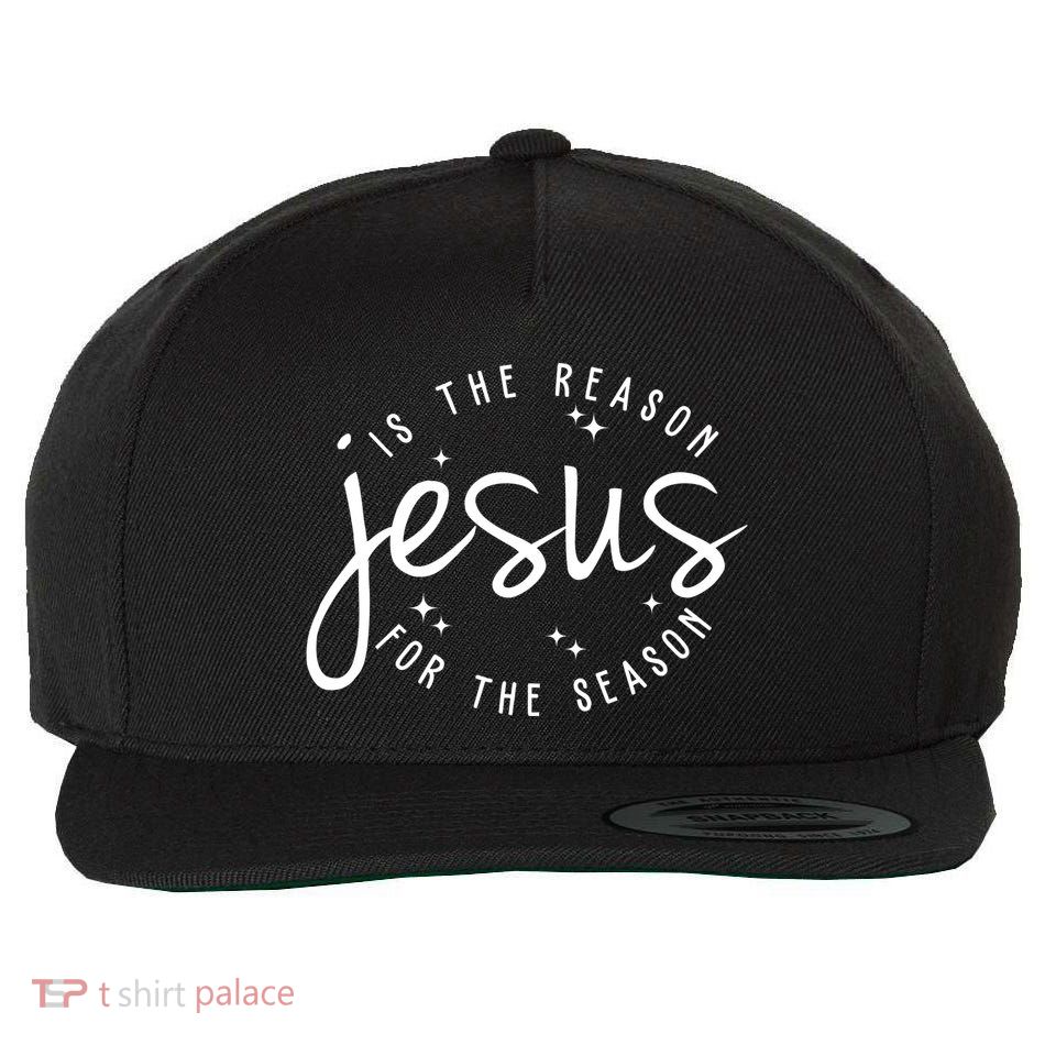 Jesus Is The Reason For The Season Holiday Wool Snapback Cap