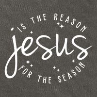 Jesus Is The Reason For The Season Holiday Cotton Canvas Backpack