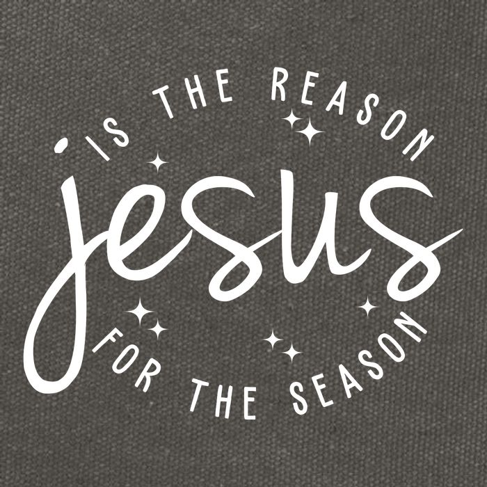 Jesus Is The Reason For The Season Holiday Cotton Canvas Backpack