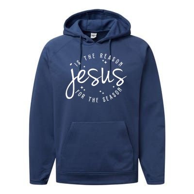 Jesus Is The Reason For The Season Holiday Performance Fleece Hoodie