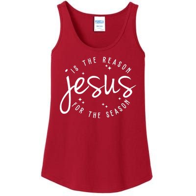 Jesus Is The Reason For The Season Holiday Ladies Essential Tank