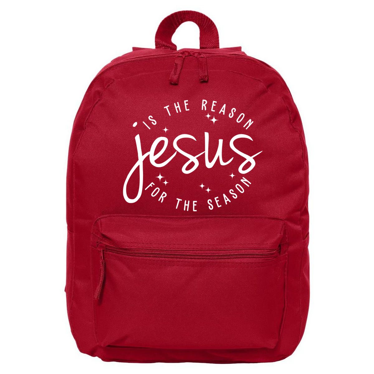 Jesus Is The Reason For The Season Holiday 16 in Basic Backpack
