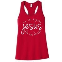 Jesus Is The Reason For The Season Holiday Women's Racerback Tank