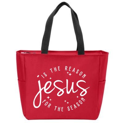 Jesus Is The Reason For The Season Holiday Zip Tote Bag