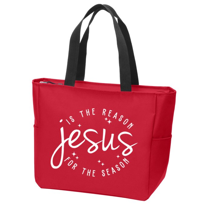 Jesus Is The Reason For The Season Holiday Zip Tote Bag