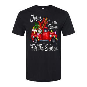 Jesus Is The Reason For The Season Christmas Red Truck Xmas Softstyle CVC T-Shirt