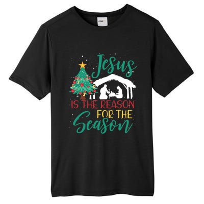 Jesus Is The Reason For The Season Christian Believer Gift Tall Fusion ChromaSoft Performance T-Shirt