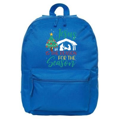 Jesus Is The Reason For The Season Christian Believer Gift 16 in Basic Backpack