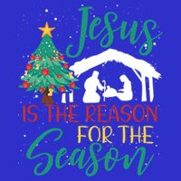 Jesus Is The Reason For The Season Christian Believer Gift 16 in Basic Backpack