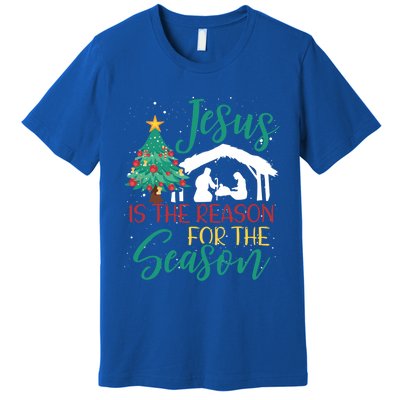 Jesus Is The Reason For The Season Christian Believer Gift Premium T-Shirt