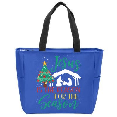 Jesus Is The Reason For The Season Christian Believer Gift Zip Tote Bag