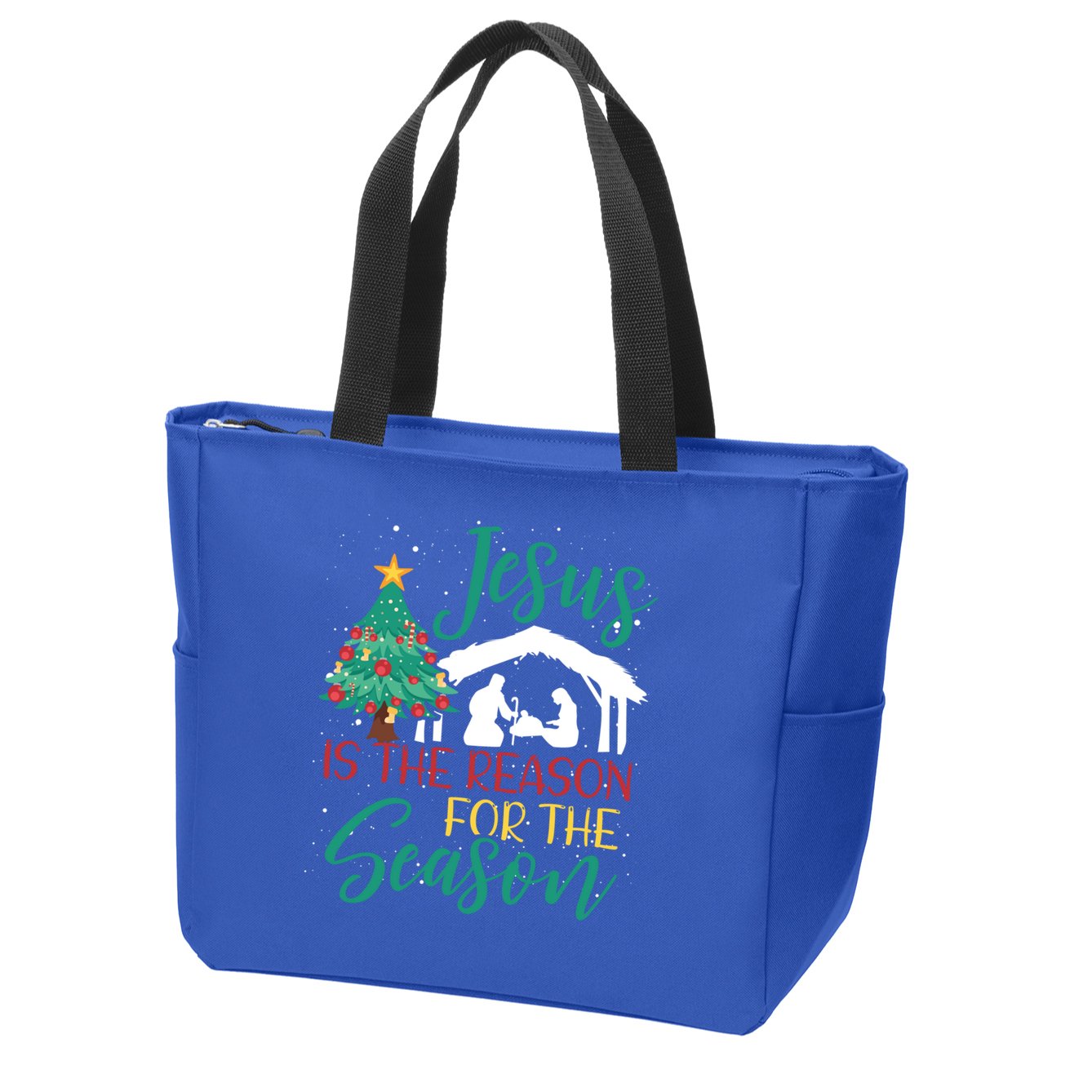Jesus Is The Reason For The Season Christian Believer Gift Zip Tote Bag