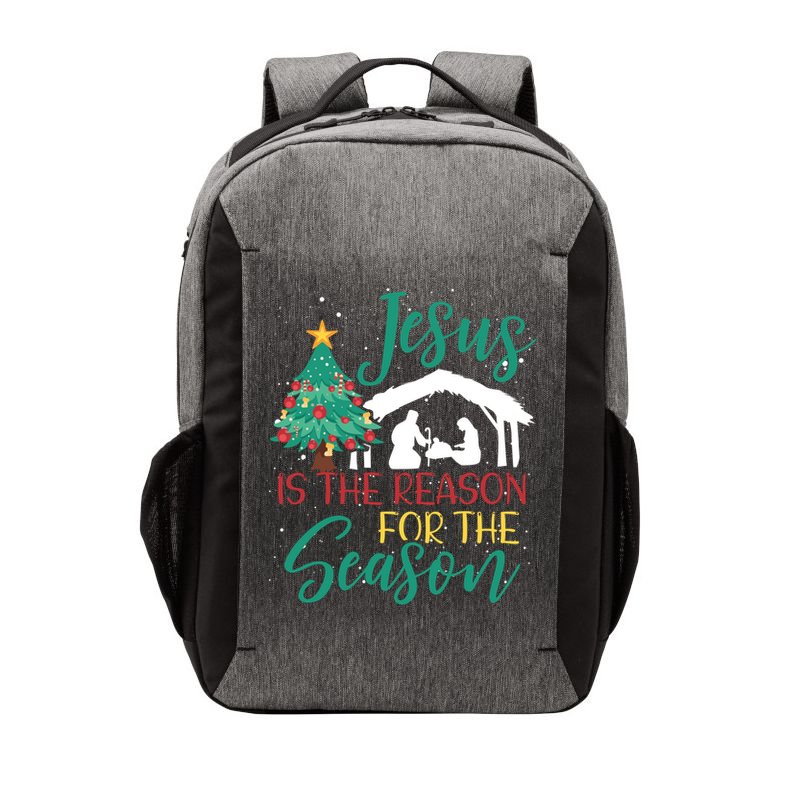 Jesus Is The Reason For The Season Christian Believer Gift Vector Backpack