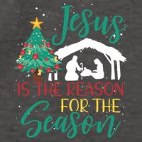Jesus Is The Reason For The Season Christian Believer Gift Vector Backpack