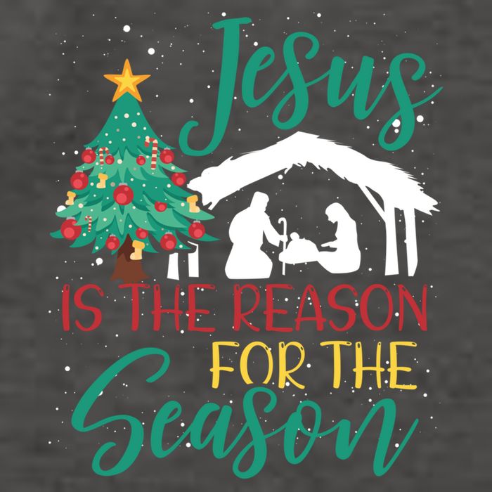 Jesus Is The Reason For The Season Christian Believer Gift Vector Backpack