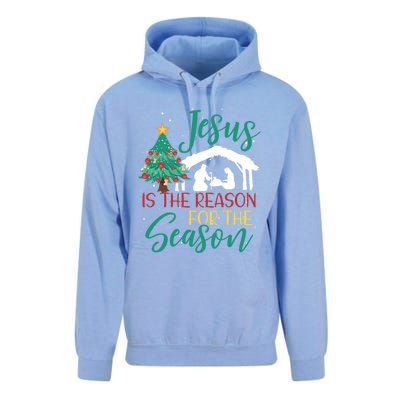 Jesus Is The Reason For The Season Christian Believer Gift Unisex Surf Hoodie