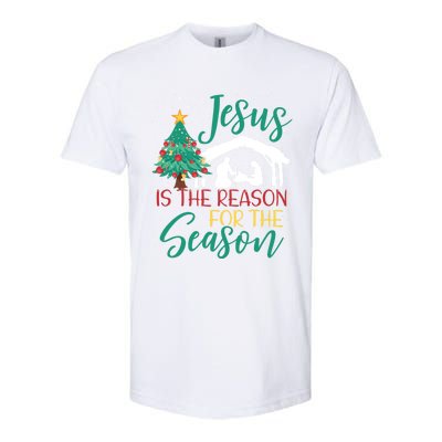 Jesus Is The Reason For The Season Christian Believer Gift Softstyle CVC T-Shirt