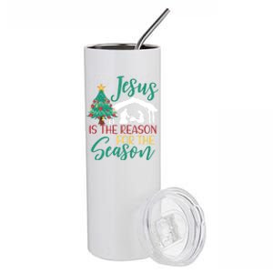 Jesus Is The Reason For The Season Christian Believer Gift Stainless Steel Tumbler