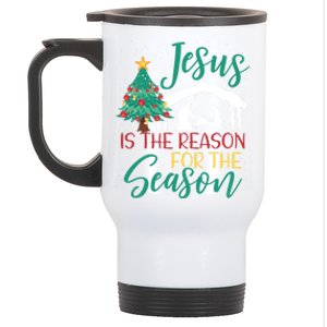 Jesus Is The Reason For The Season Christian Believer Gift Stainless Steel Travel Mug