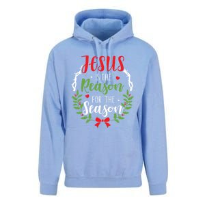 Jesus Is The Reason For The Season Christian Christmas Gift Unisex Surf Hoodie