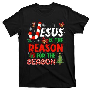 Jesus Is The Reason For The Season Faith Christmas Pajamas T-Shirt