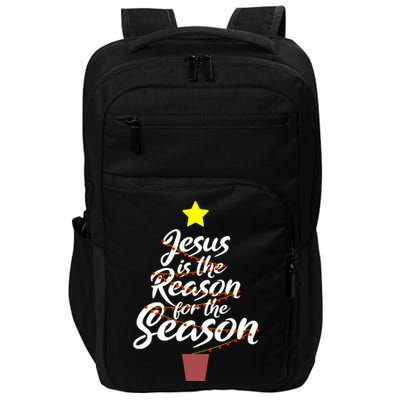 Jesus Is The Reason For The Season Faith Christmas Pajamas Impact Tech Backpack