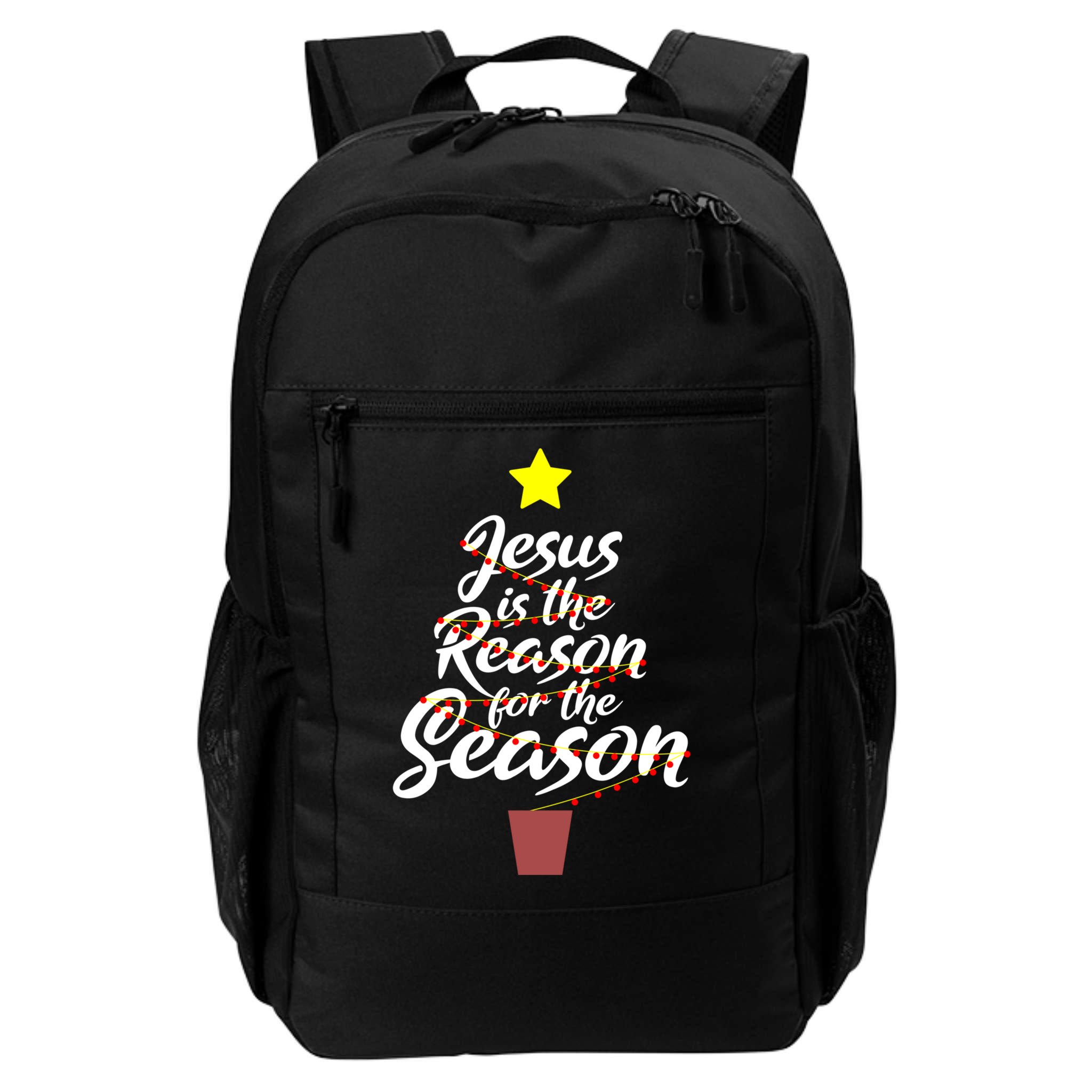 Jesus Is The Reason For The Season Faith Christmas Pajamas Backpack