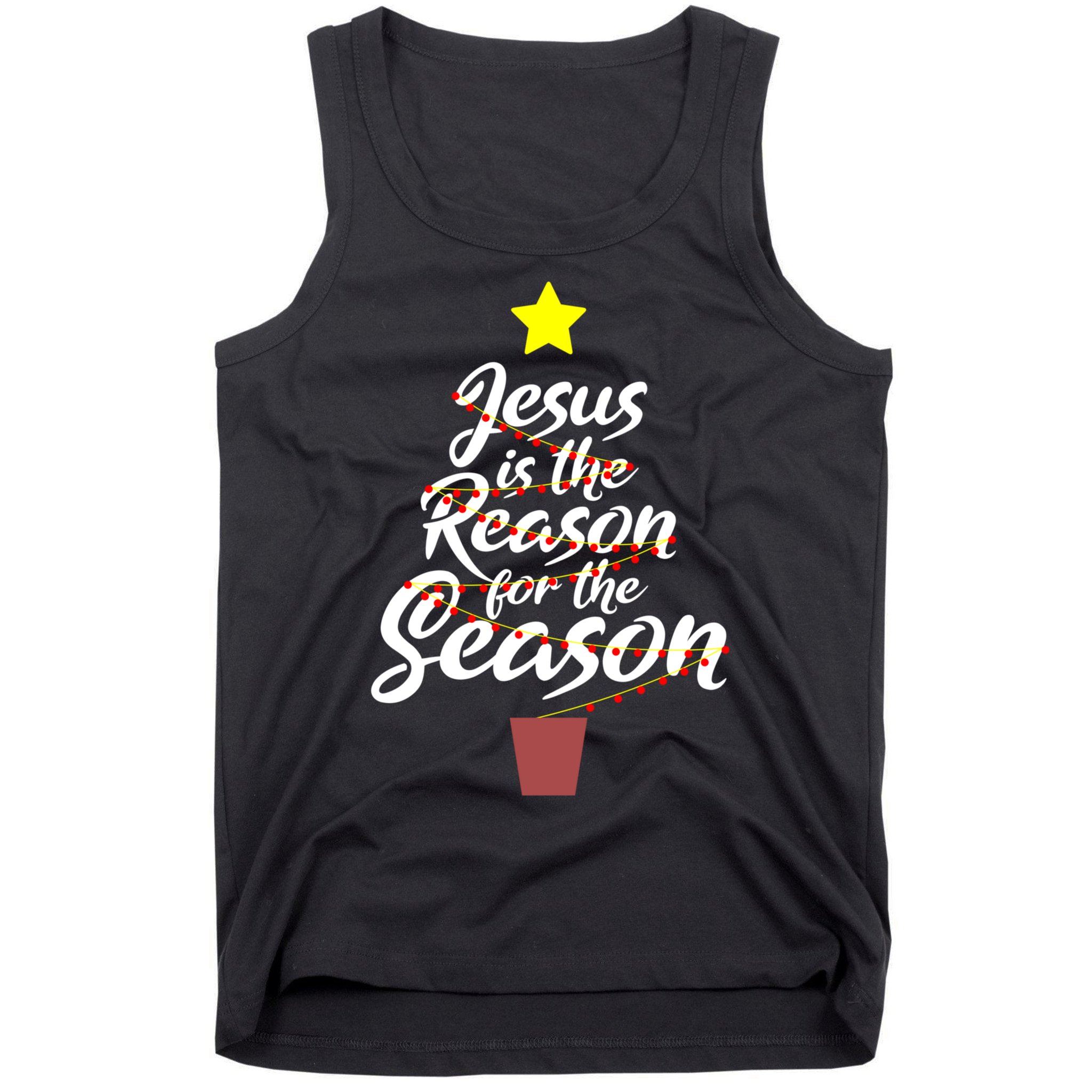 Jesus Is The Reason For The Season Faith Christmas Pajamas Tank Top