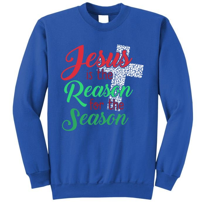 Jesus Is The Reason For The Season Christian Christmas Quote Gift Sweatshirt