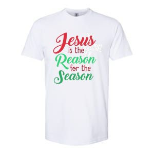 Jesus Is The Reason For The Season Christian Christmas Quote Gift Softstyle CVC T-Shirt